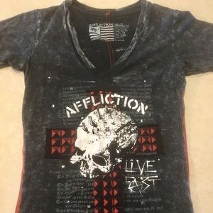 Affliction t-shirt size small